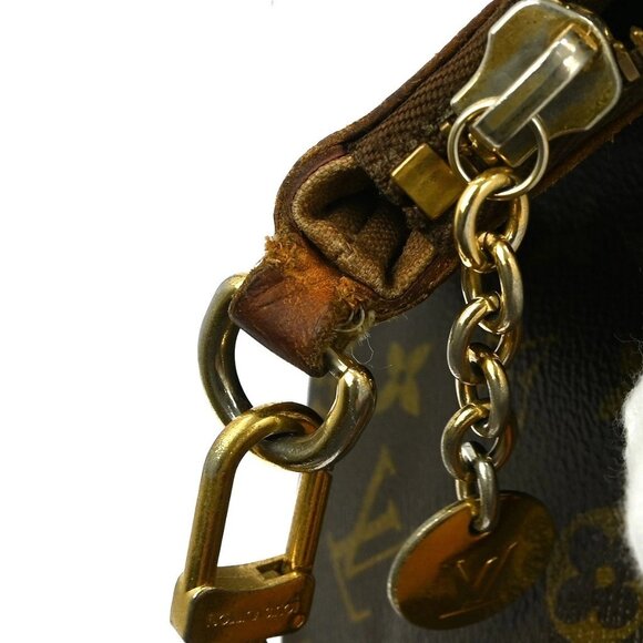 LOUIS VUITTON MONOGRAM PALERMO PM 2WAY TOTE BAG M40145 VI4008 YQ04210 BN02 - Picture 13 of 14